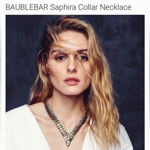 SALE! Baublebar Saphira necklace, vintage. Amazing gold & green tones, statement